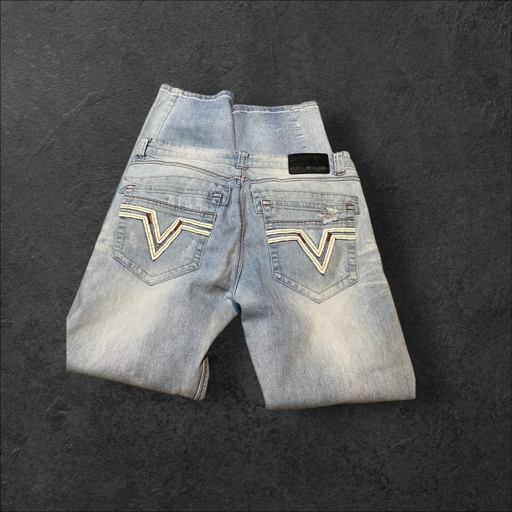 Relaxed straight 32/34 light wash Jean